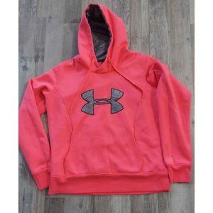 Womens hot pink Under Armour hoody size large breast cancer awareness